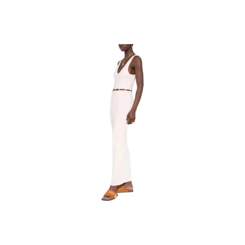 NANUSHKA Sleeveless Dresses Women's Cream White-3