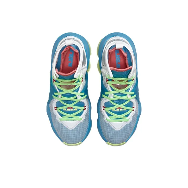 Nike LeBron 19 Dutch Blue Lime Glow GS-3