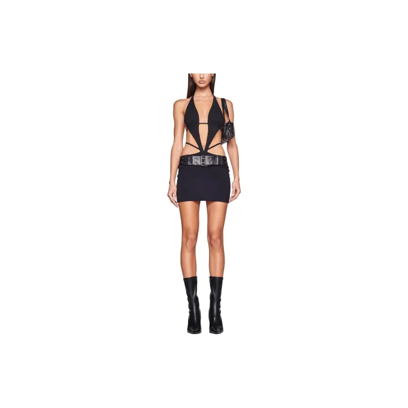 I.AM.GIA SS24 LUIRA MINI DRESS Slip Dress Women's BLACK/Black-1