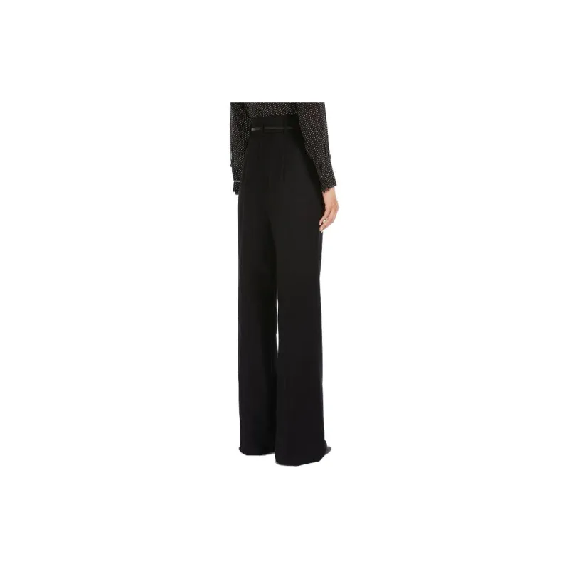 MaxMara Studio Casual Pants Women's Black-2