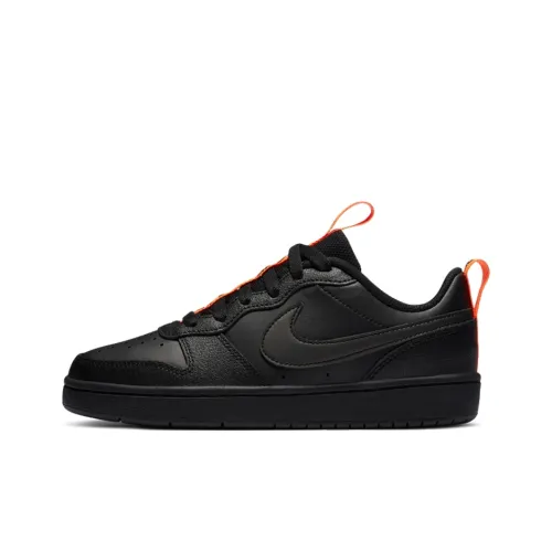 Nike Court Borough Low 2 SE 'Black Orange' GS