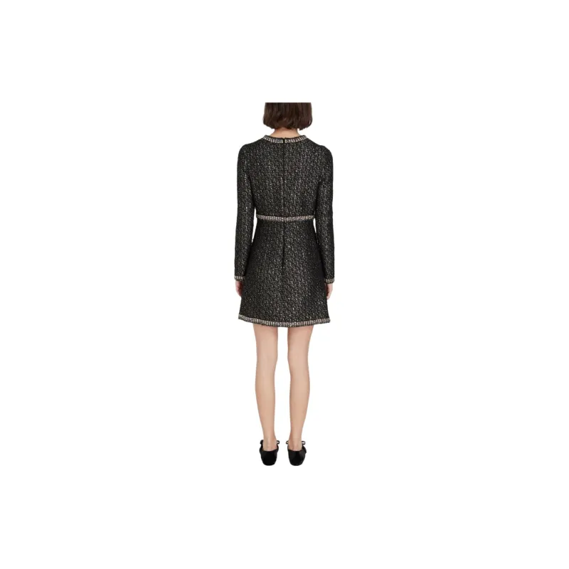 Giambattista Vall Sequinned Bouclé Mini Dress-2