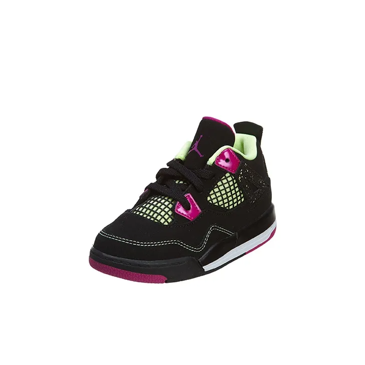 Jordan 4 Retro Fuchsia Lime Black TD-2