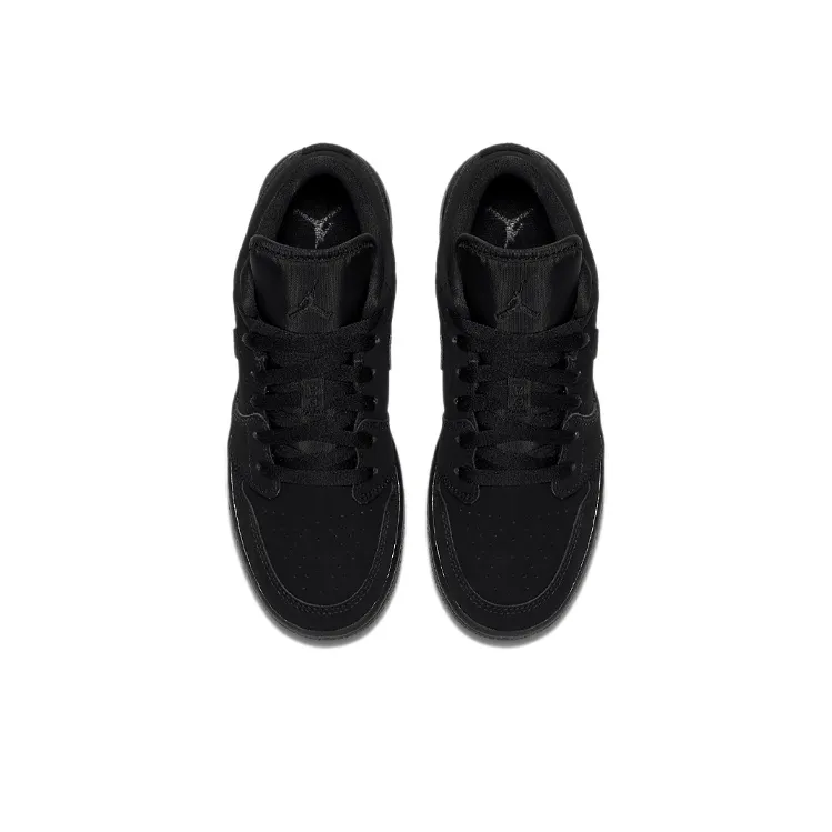 Jordan 1 Low GS Triple Black-3