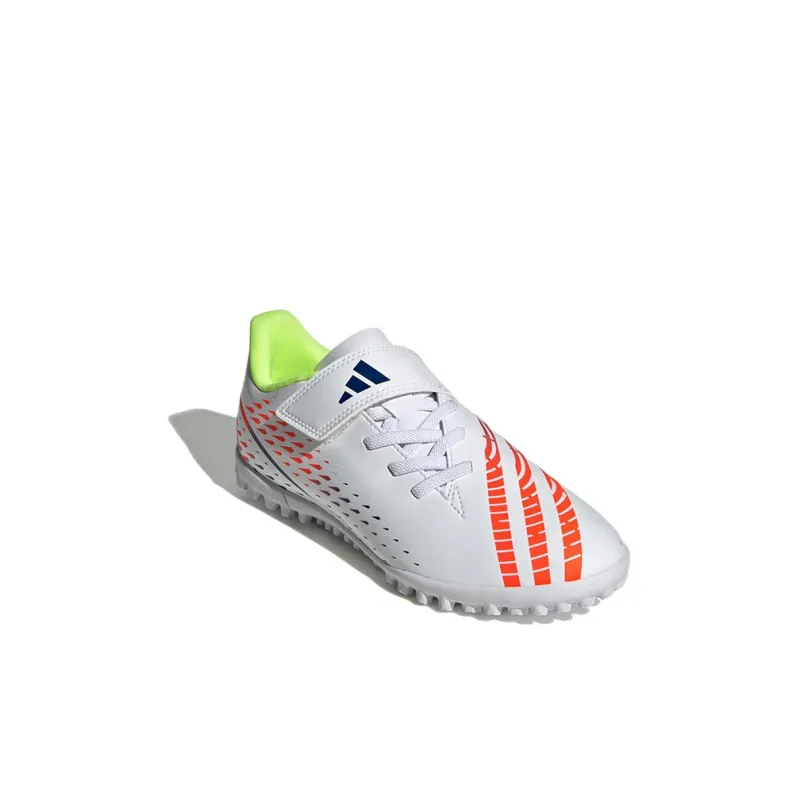 Adidas Adizero Ambition Panther 2.0 Edge.4 H/L TF J Anti Slip Wear Resistant Low Top Kids' Soccer Shoes White Kids'-2