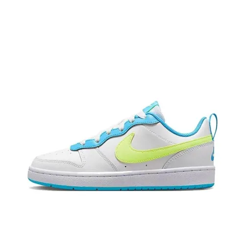 Nike Court Borough Low 2 GS 'White Baltic Blue Volt'