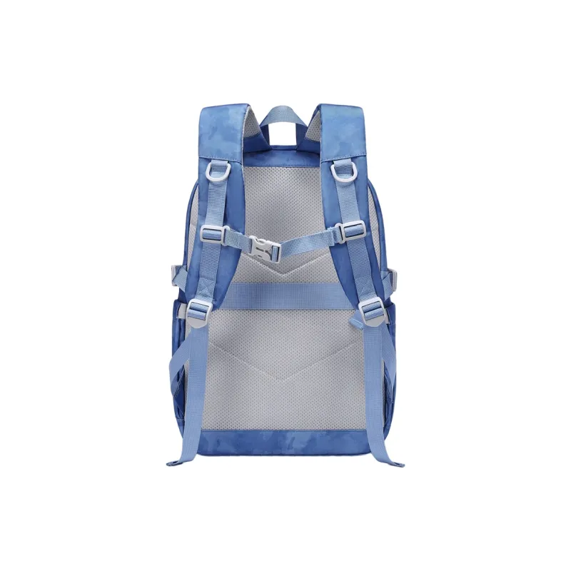 V.NINE Fabric Backpack Large Size Unisex Sky Blue/Sky Pink-2