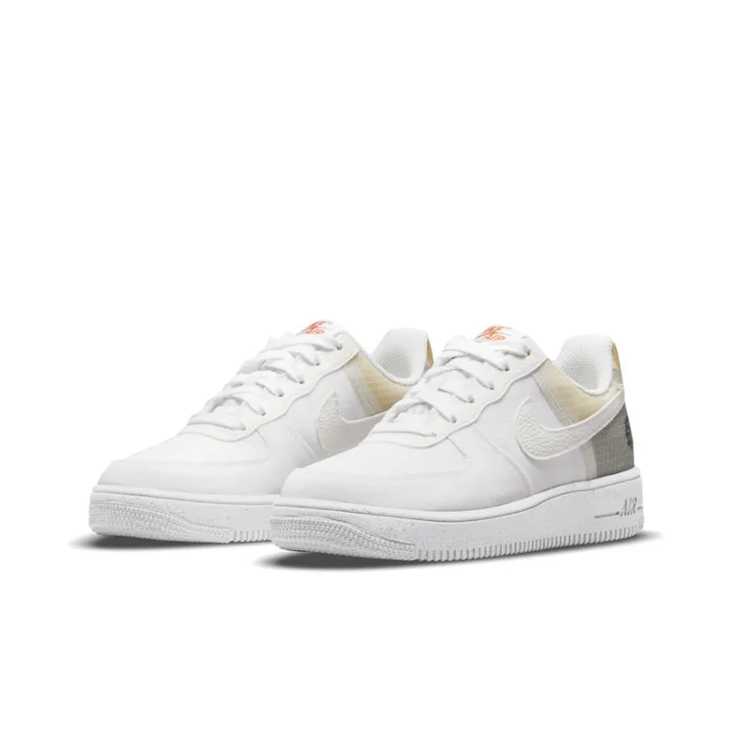 Nike Air Force 1 Crater 'Move To Zero - White Orange' GS-2