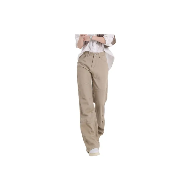 Kazakhstan Casual Pants Women's Khaki-3