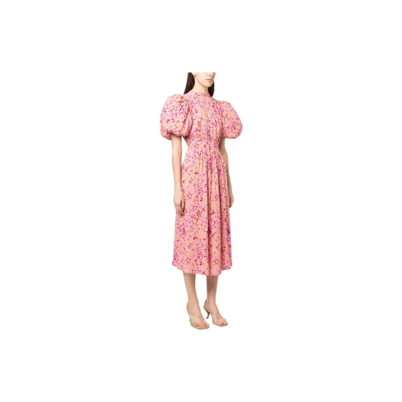 Rotate Short-Sleeved Dresses Women's Pink-1