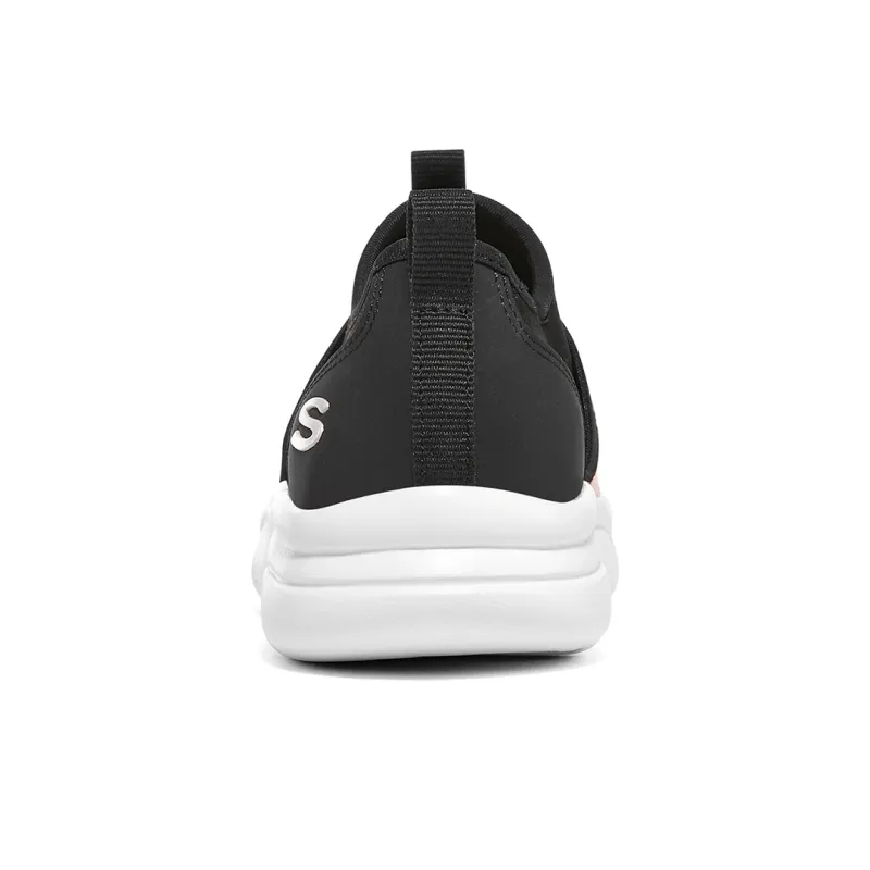 Skechers Go Fle Cushioning, Abrasion Resistant, Anti Kick Low Top Kids Lifestyle Shoes Pink/Black Teenagers-4