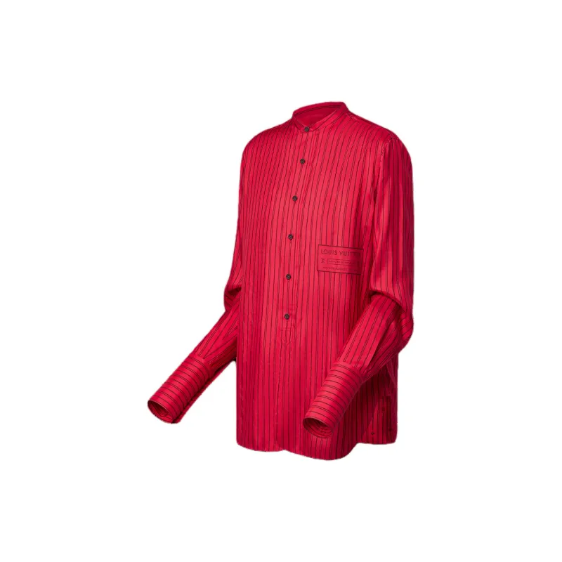 LOUIS VUITTON Collarless Neverfull Stripes Shirt-2