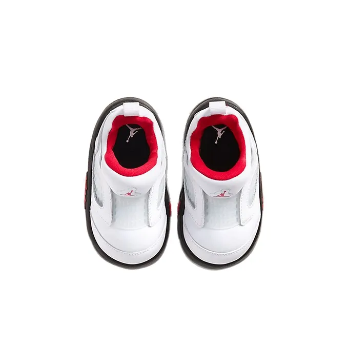 Jordan 5 Retro Little Flex White Black University Red TD-3