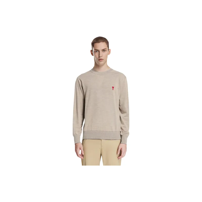 AMIPARIS Paris Ami De Coeur Logo Embroidered Crewneck Jumper-2