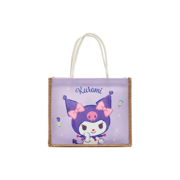Sanrio Fabric Handbag Regular Women's Purple