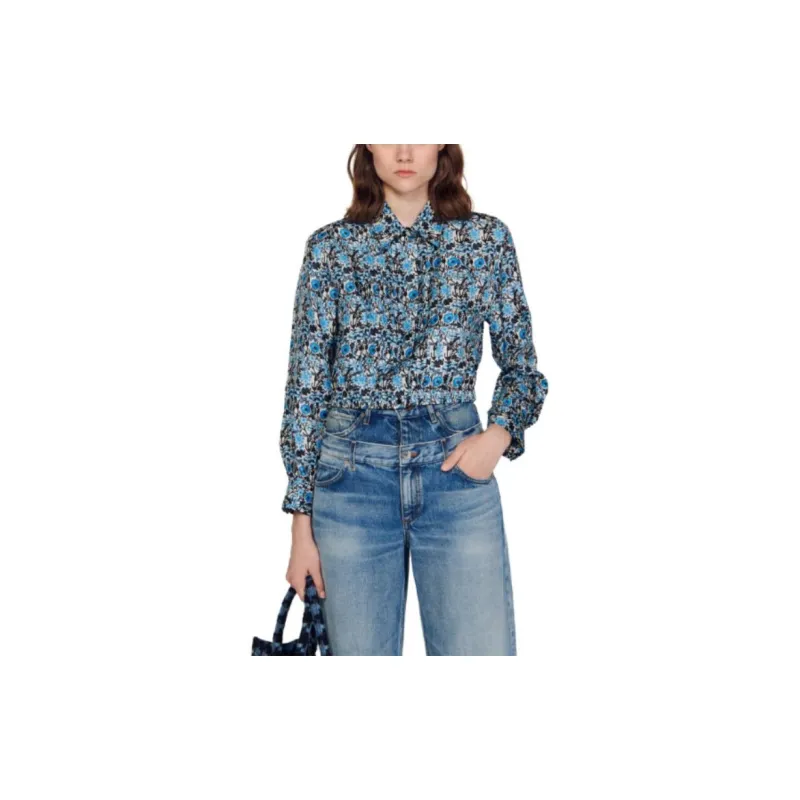 Sandro Shirts Women's D284/Blue-2