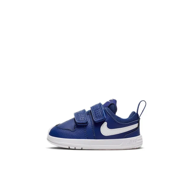 Nike Pico 5 Low Top Toddler Shoes Blue White Infant And Toddler-0