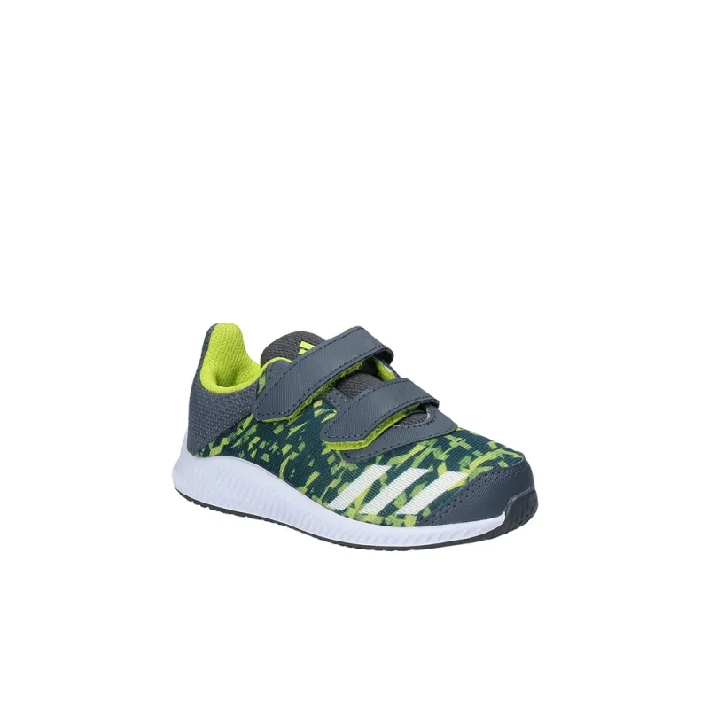 Adidas Fortarun Abrasion-Resistant Low-Top Toddler Shoes Gray Green Infant And Toddler-2