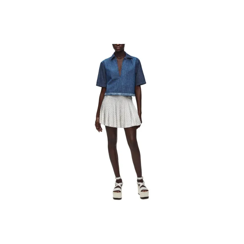 LOEWE Paula's Ibiza Cropped Vareuse 'Indigo Blue'-1