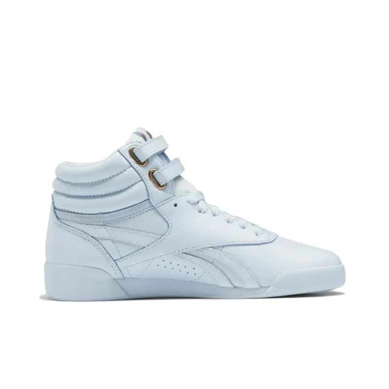 Reebok Freestyle  Cardi B X  High Big Kid 'Glass Blue'-1