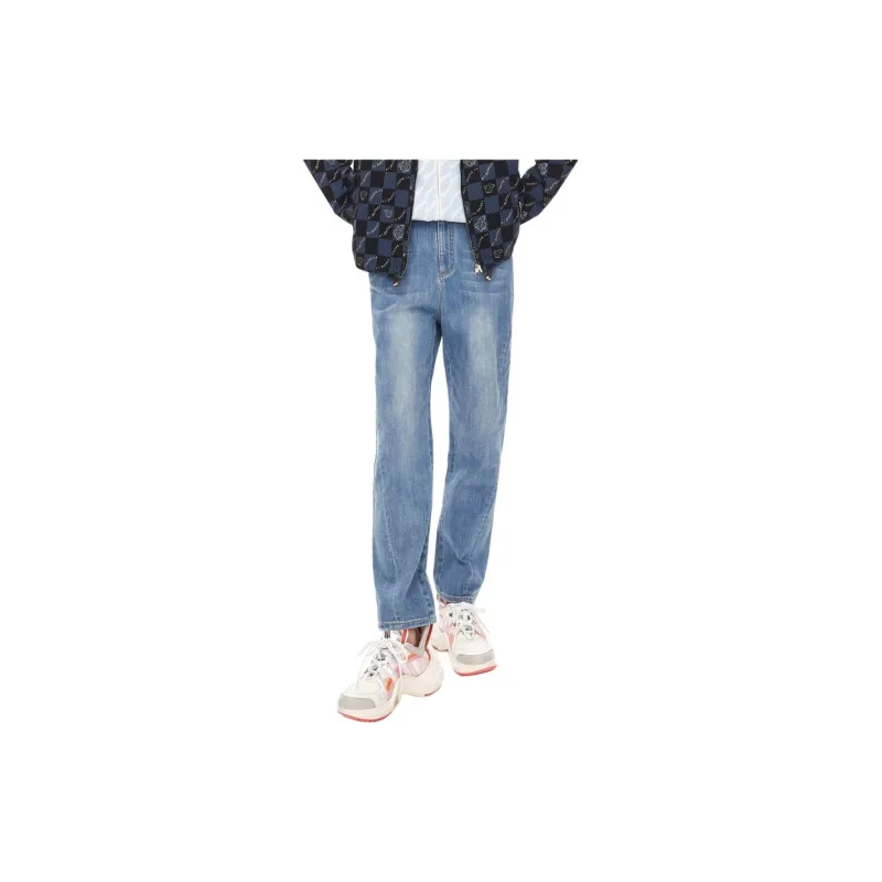 XII BASKET Jeans Women's Blue-1