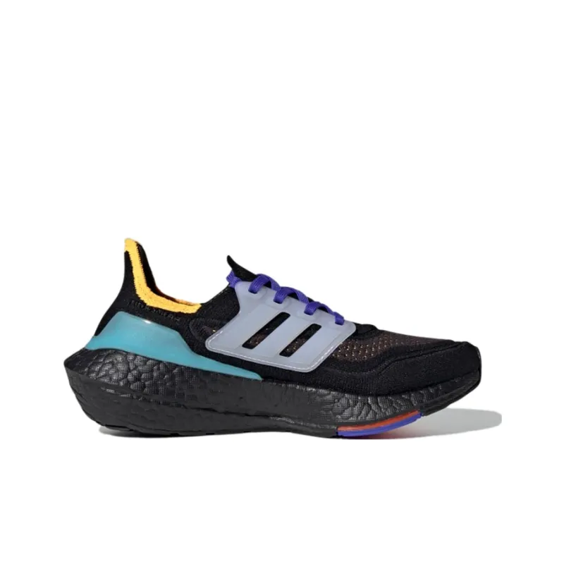 Adidas ULT Primeblue Boost J Breathable Wear-Resistant Slip-Resistant Low-Top Kids' Running Shoes Black Blue Teenagers-1