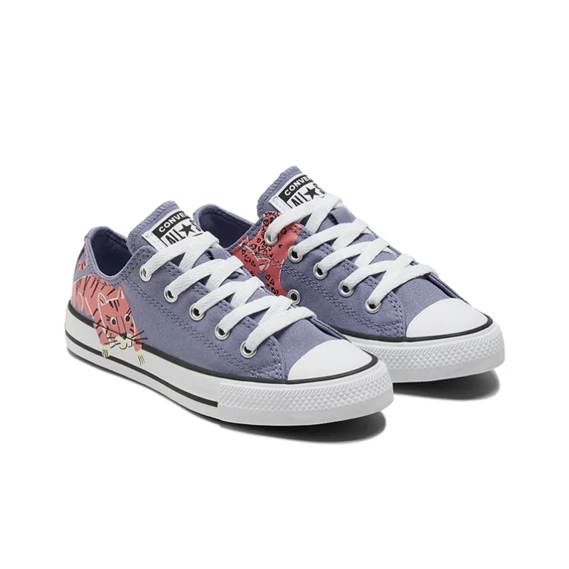 Converse Chuck Taylor All Star Anti Slip Wear Resistant Low Top Canvas Shoes Teenagers-2