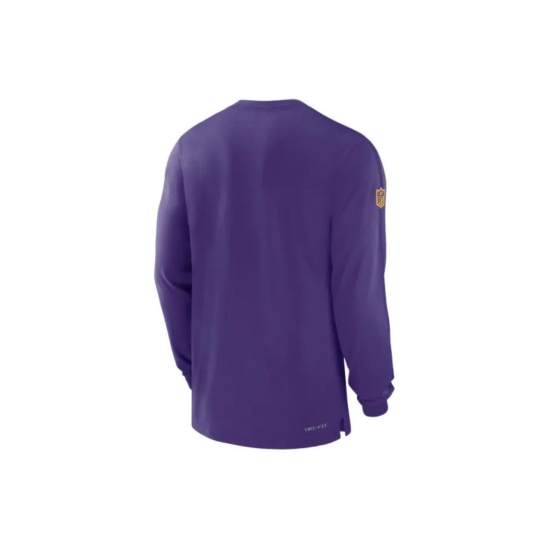 Nike Minnesota Vikings Sideline Player Team Issue Men's Nike Dri FIT Long Sleeve Top-1