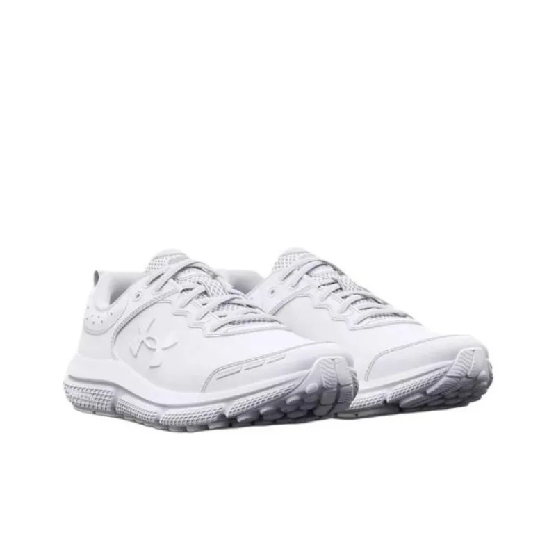 Under Armour Slip Resistant, Abrasion Resistant, Breathable Kids Lifestyle Shoes White Teenagers-2