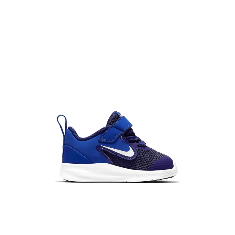 Nike Downshifter 9 Slip-Resistant Cushioning Wear-Resistant Low-Top Toddler Shoes Dark Blue Infant And Toddler-1