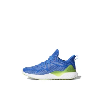 Adidas AlphaBounce K Abrasion-Resistant Low-Top Kids' Running Shoes Blue Yellow Kids'