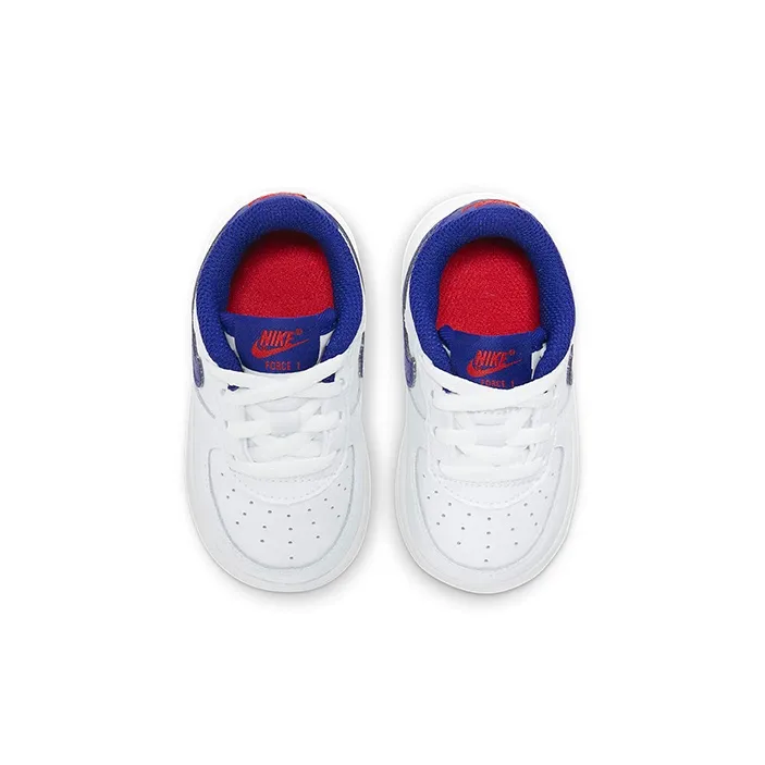 Nike Air Force 1 Low White Deep Royal Blue University Red TD-3