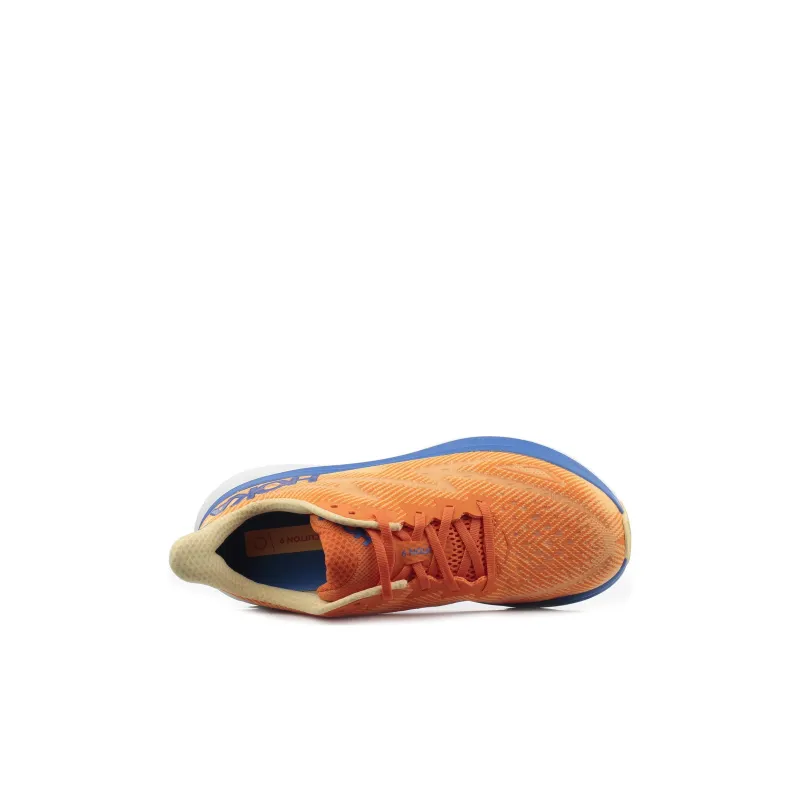 HOKA ONE ONE Clifton 9 Anti Slip Wear Resistant Low Top Kids' Running Shoes Orange Kids'-3