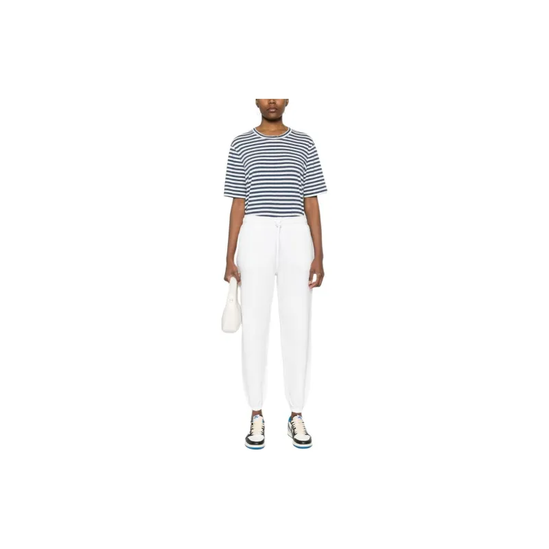 Polo Ralph Lauren SS24 Knitted Sports Pants Women's White-1