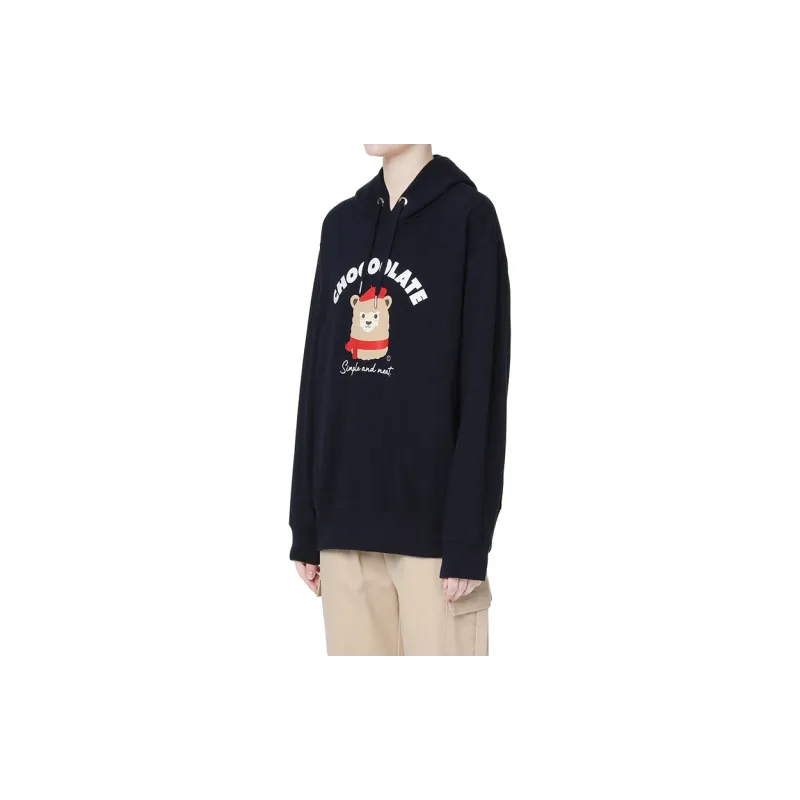 :CHOCOOLATE Graphic-printed Hoodie-8