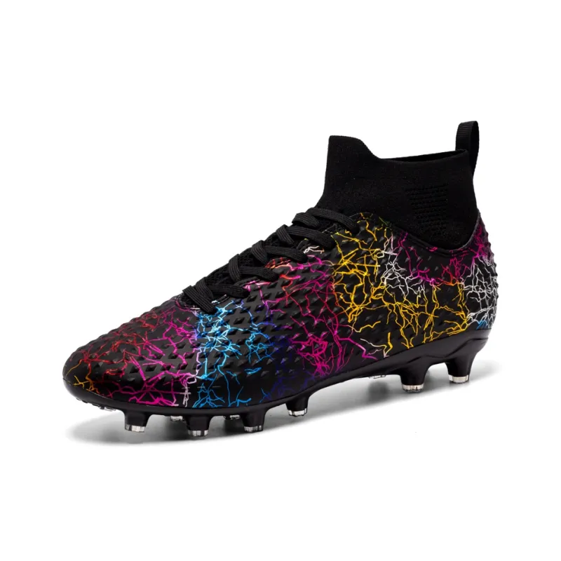 Kuding TF Rubber Broken Studs Artificial Ground Anti-Slip Wear-Resistant Soccer Shoes Unisex-1