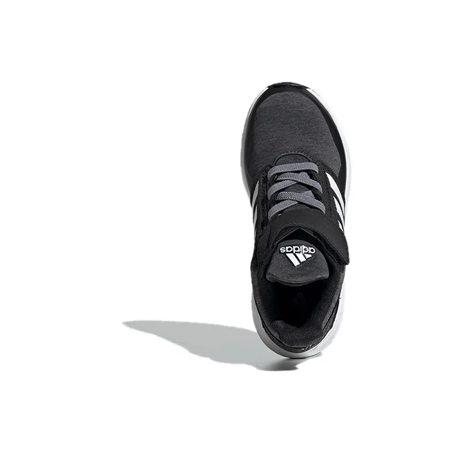 Adidas Fortafaito El K Breathable Low Top Running Shoes Black Gray Kids'-3