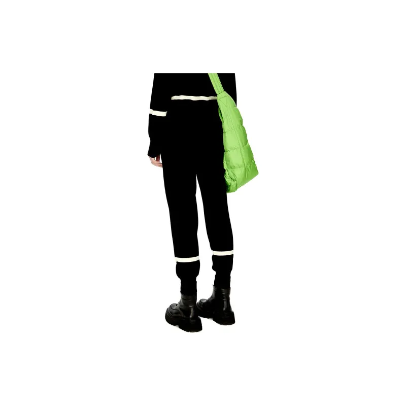 III VIVINIKO Knitted Sweatpants Women's Black-2