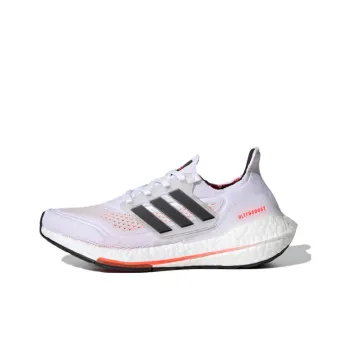 Adidas Ultraboost 21 Primeblue Boost J Durable Breathable Low-Top Kids' Running Shoes White Teenagers