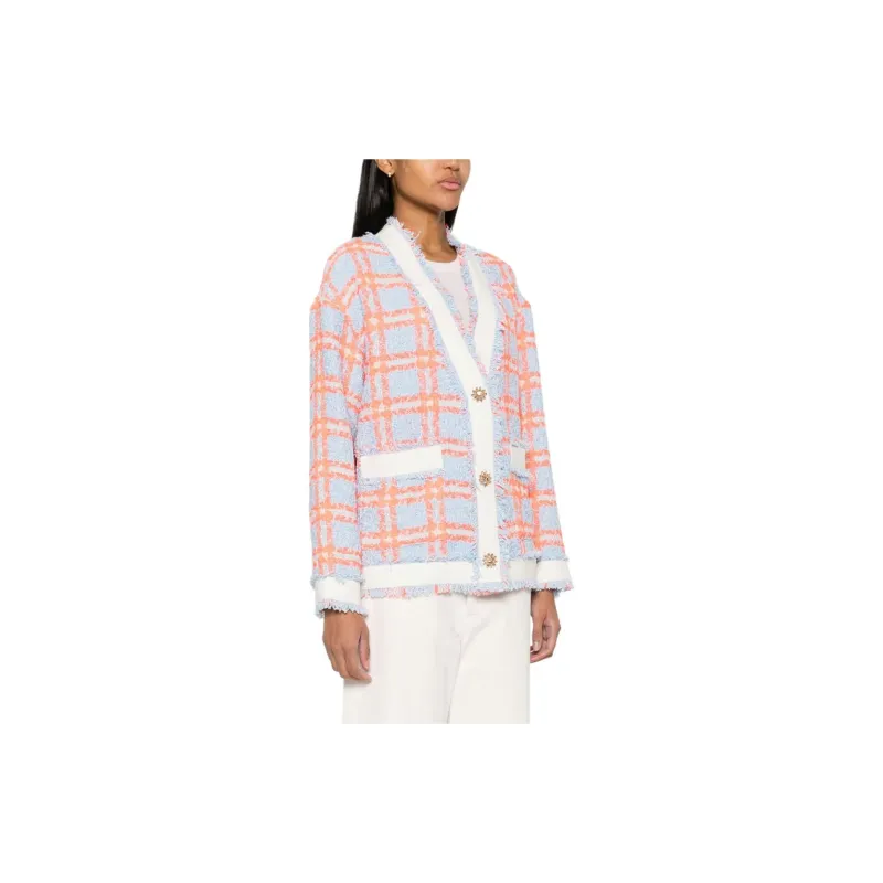 ESSENTIEL ANTWERP Folivia Checked Tweed Jacket-3