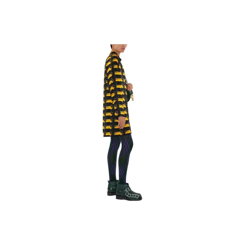 Burberry Duck Printed Long Sleeved Mini Dress-3
