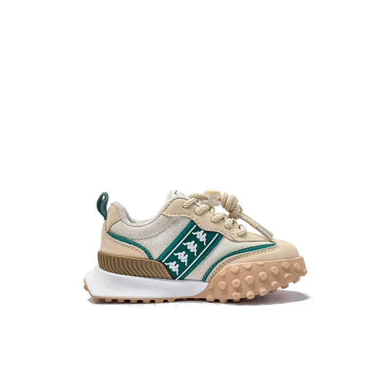 Kappa Cushioning Anti Slip And Wear Resistant Sports Casual Shoes Ivory Kids'-1