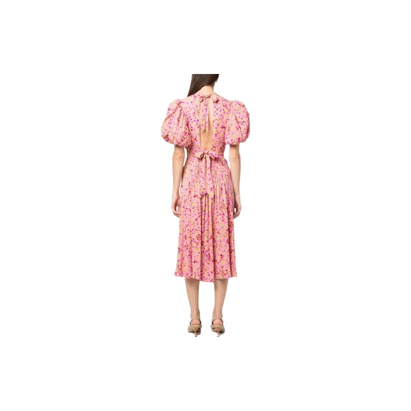 Rotate Short-Sleeved Dresses Women's Pink-2