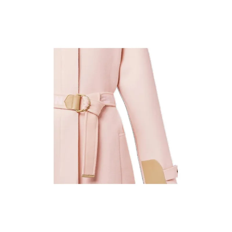 LOUIS VUITTON Trench Coat Women's Pink-3