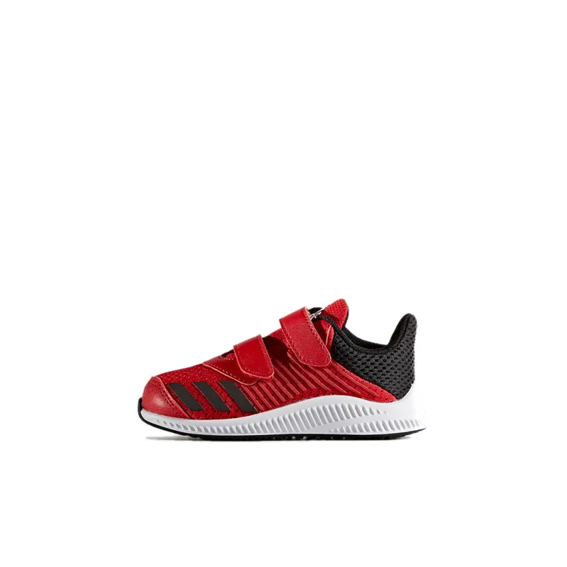 Adidas Fortarun CF I Abrasion Resistant Low Top Toddler Shoes Red Black Infant And Toddler-0