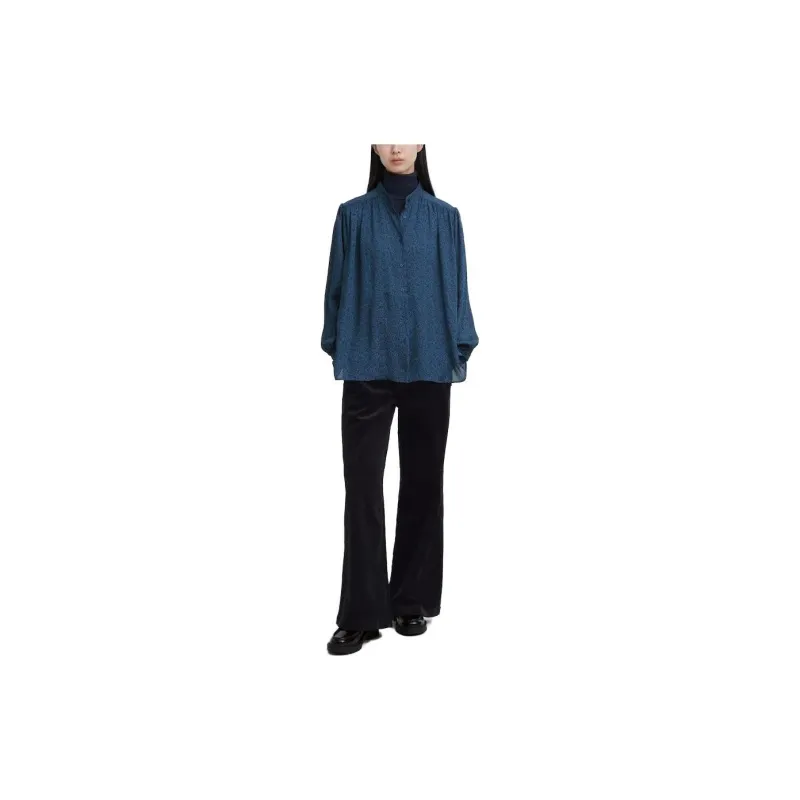UNIQLO X Clare Waight Keller Co branded Collection Shirts Women's Sea Blue-1