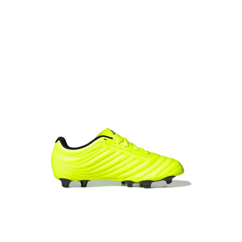 Adidas Copa 19.4 Firm Ground Cleats J Anti Slip Wear Resistant Low Top Kids' Soccer Shoes Neon Yellow Kids'-1