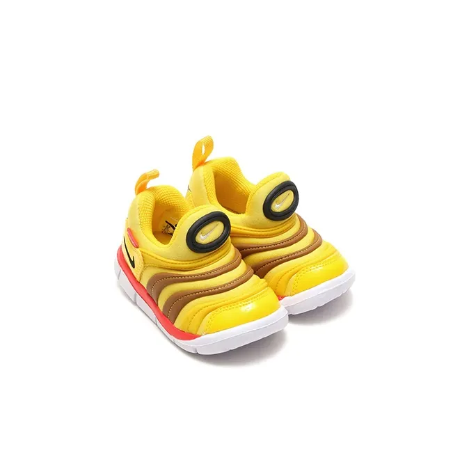 Nike Dynamo Free SE Slip Resistant Cushioning With Rebound Low Top Toddler Shoes Yellow Infant And Toddler-2