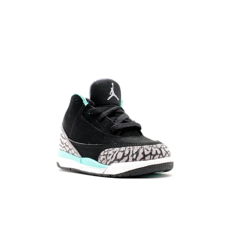 Jordan Air Jordan 3 Tiffany TD High-Top Casual Shoes Black Infant And Toddler-1