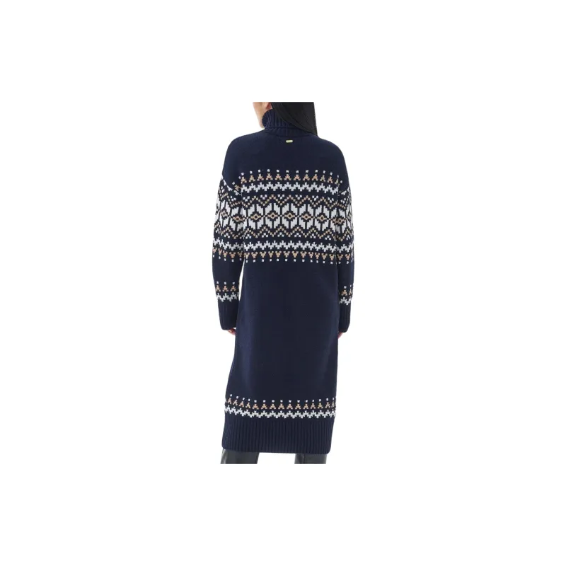 BARBOUR Patrisse Dress Long-Sleeved Dresses Women's Marine Blue-3